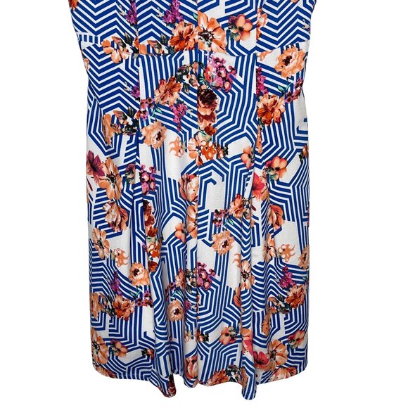 Anna Grace Dress Womens Medium Mini Sundress Floral Boho Cottage Summer Casual - Picture 3 of 12